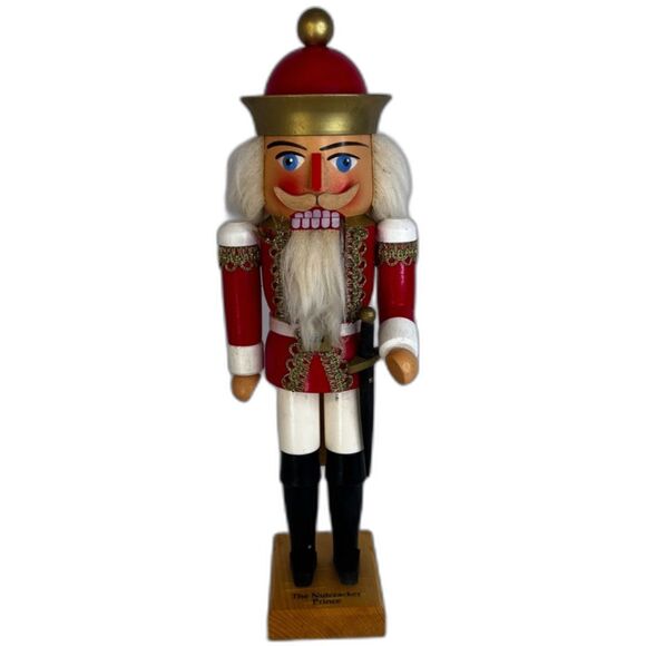 The Nutcracker Prince Erzgebirgische Volkskunst  Vintage 14" Figurine 387/5000 - Picture 1 of 12